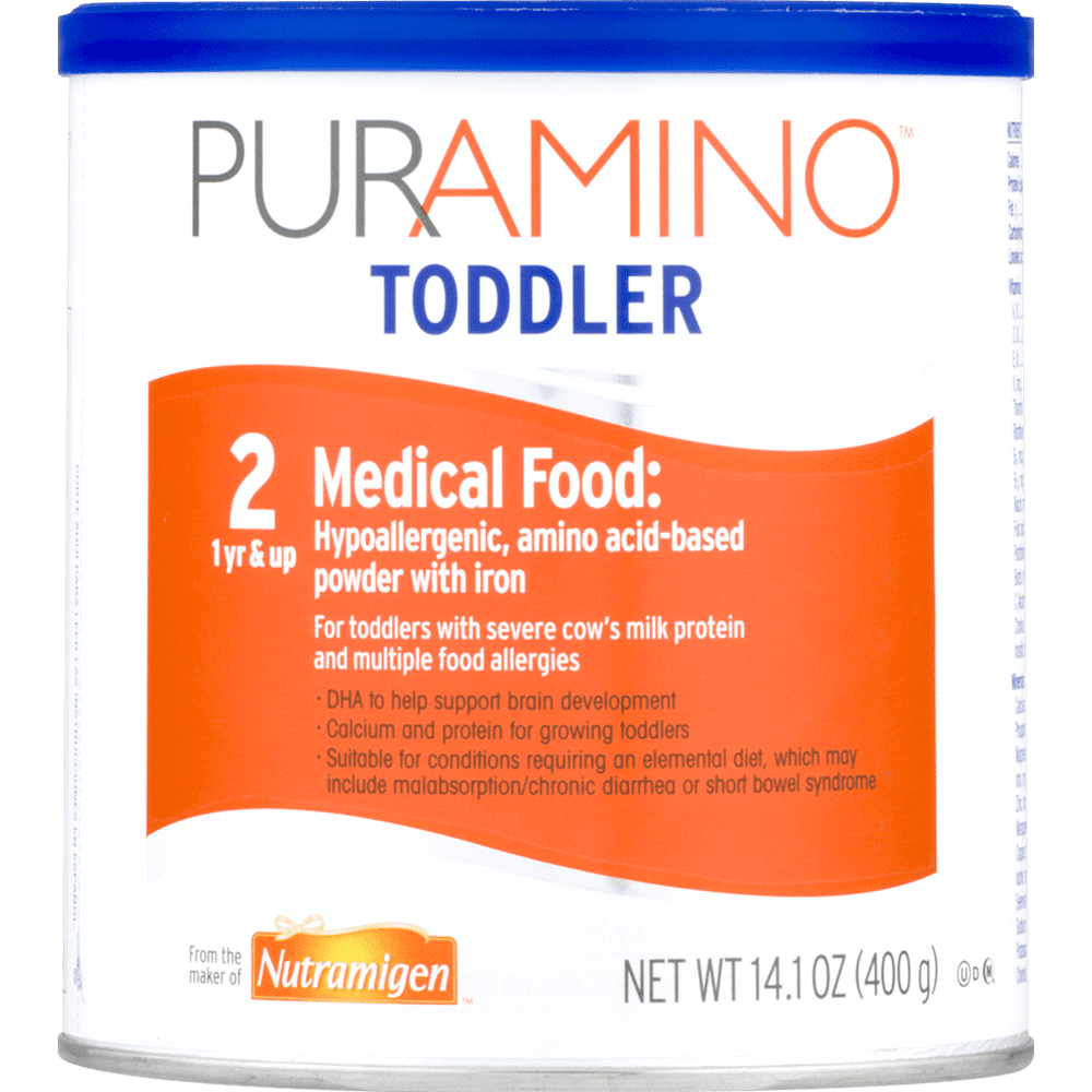 PurAmino Hypoallergenic Toddler Formula, Amino acid based powder