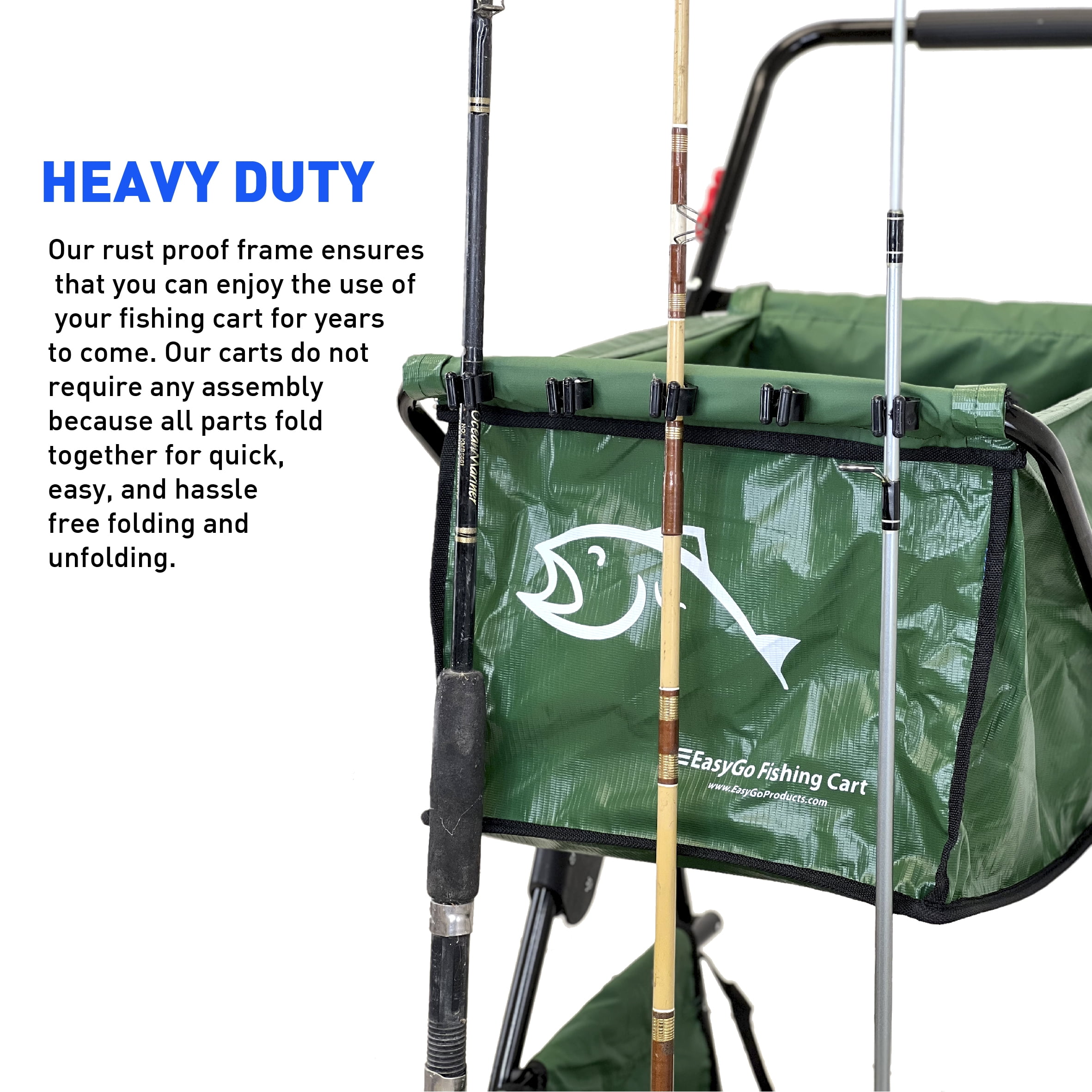 Fishing Chair with Rod Holder Built In Cooler Hands Free Fishing Pole Holder  - Storage Pouch Storage Bag for Fishing Accessories Full Size Portable &  Folding Ruler for Measuring Fish 