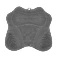 thumbnail image 1 of Alfombrilla exfoliante para pies de ducha Covedot, silicona gris de doble lado, 1 of 6