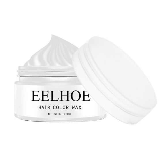 Tinte para El Cabello Cera Peinado Tratamiento Lavable Bricolaje Modelado Temporal Natural Todo El  Fuerte Sola Vez Crema para - blanco Yinane tinte para el cabello wa