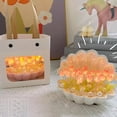 thumbnail image 3 of Inteprter La luz ambiental personalizada Shell Tulips agrega calidez y estilo al hogar La luz nocturna Shell presenta hermosos tulipanes Iluminación y accesorios blanco Material cerámico, 3 of 6