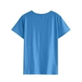 thumbnail image 5 of Xuanfei Women Coffee Then Cows Letter Print Crew Neck Short Sleeve Summer T-Shirt, 5 of 7