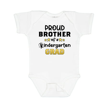 

Inktastic Proud Brother of a Kindergarten Grad Gift Baby Boy Bodysuit