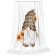 thumbnail image 2 of Vsdgher Sunflower Gnomes 4 Ultra-Soft Micro flannel Blanket Throw Blankets for Couch Sofa, Bed (4 sizes)-80"x60", 2 of 7