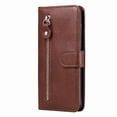 thumbnail image 3 of Wallet Case for Google Pixel 7 with Zipper Pocket & Card Slots – Stand Function Brown, 3 of 6
