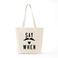 thumbnail image 6 of CafePress - Say When Tote Bag - Unisex Canvas Tote Bag, Beige, 1-Piece, 6 of 7