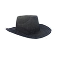 thumbnail image 2 of Sombrero de vaquero, gorra de princesa para mujer, disfraz, sombrero de mezclilla, sombrero para el sol, ala ancha, para novia, vaquera Negro, 2 of 9