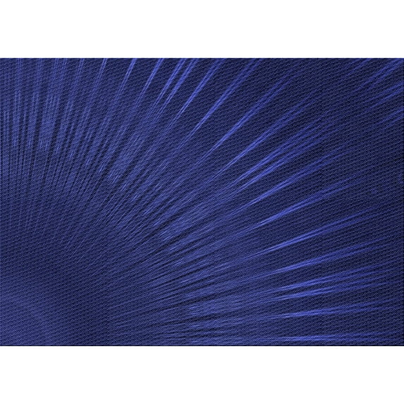Ahgly Company Indoor Rectangle Patterned Sapphire Blue Area Rugs, 5' x 7'