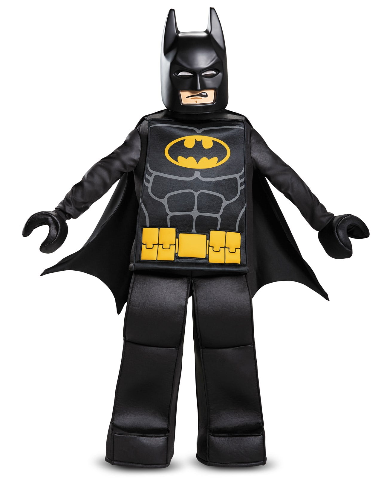 Lego Batman Costume Boys Large Tunic/Top NWOT Dress Up DC Comics 10-12 Black Q1 