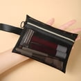 thumbnail image 2 of Mesh Cosmetic Bag Travel Cosmetics Separate Storage Kit Carry-on Washing Storage Bag, 2 of 8
