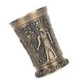 thumbnail image 1 of Vaso de Chupito de Whisky Metal Vintage Grabado A Mano Mini Taza Regalo Decoración Adornos Cobre Cobre Comedor Y Entretenimiento, 1 of 7
