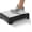 Black Grey, variant on 3.35" Step Stool, SGS-Tested 600 lb, for Adults & Seniors, Black/Grey | 3.35" low step; SGS-tested 600 lb; soft TPE top; anti-tip base; 8 non-slip feet; for high beds, cars, RVs & post-surgery