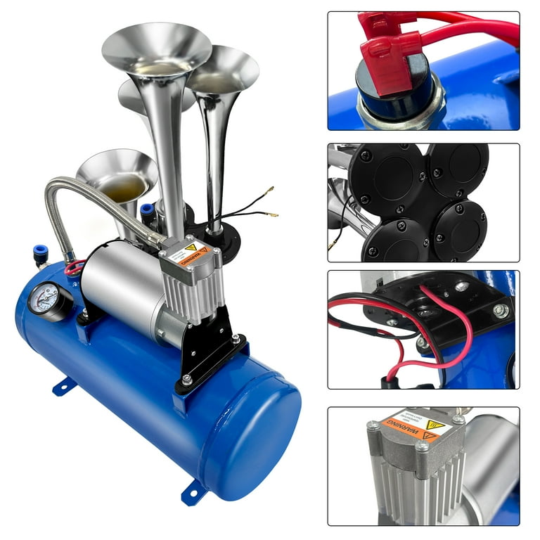 EVGTTI 150DB Train Horns Kit for Trucks Super Loud with 180 PSI