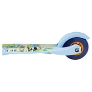 Bluey Ride-N-Glide Buddies 3D Toddler Scooter, 3 Wheel Kick Scooter for Kids Ages 3+, Blue