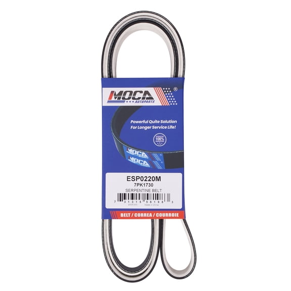 MOCA AUTOPARTS 7PK1730 Fabric Faced Serpentine Belt Fit for 2002-2006 Acura RSX 2.0L