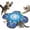 Blue, variant on Interactive Cat Toy for Indoor Cats, Touch Activated Automatic Electronic Cat Toy with Sound On/Off, Dual Wands, Non-Slip Suction Cups, Rechargeable Hide and Seek Cat Play Mat for Bored Adult Kittens