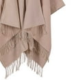 thumbnail image 5 of Cavosen Winter Shawl Wraps for Women Tassel Elegant Shawls Solid Soft Warm Open Front Scarves Trendy Everyday Wear, 5 of 5