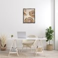 thumbnail image 3 of Stupell Industries Neutral Overlapping Arches Abstract Painting Gray Floater Framed Canvas Art Print Wall Art, 25 x 31, 3 of 10