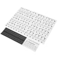 thumbnail image 3 of Piano Key Sticker, Transparent PVC Sheet Music Stickers Fashionable  For Decoration For Music Teaching Colorful,Black, 3 of 8
