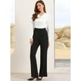 thumbnail image 4 of DARING DIVA Women's Elegant Cowl Neck Office Satin Blouse M White, 4 of 6