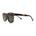 thumbnail image 6 of Classic Retro Oversized Horn Rim Hipster Plastic Rectangular Sunglasses Tortoise - Green, 6 of 8