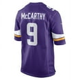 Men's Minnesota_vikings J.J. McCarthy Purple 2024 NFL Draft First Round