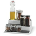 thumbnail image 4 of Copco Non-Skid 3-Tier Spice Pantry Cabinet Storage and Organizer, 10-inch, White/Gray, 4 of 5