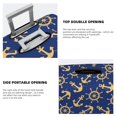 thumbnail image 5 of Fotbe Anchors and Nautical Luggage Cover Protector,Suitcase Protector,Scratch and Dirt Resistant,Fits 18-32 Inch Luggage-Medium, 5 of 9
