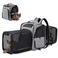 thumbnail image 1 of mochila para mascotas para gatos, perros pequeños, cachorros de hasta 18 libras, mochila para perros, ideal para viajes, senderismo, camping al aire libre ShuxiuWang 1327533074681, 1 of 5