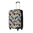 thumbnail image 2 of Uemuo Color Tractor Printed Washable Luggage Cover - Fashion Suitcase Protector Fits 18-32 Inch Luggage -Small, 2 of 9