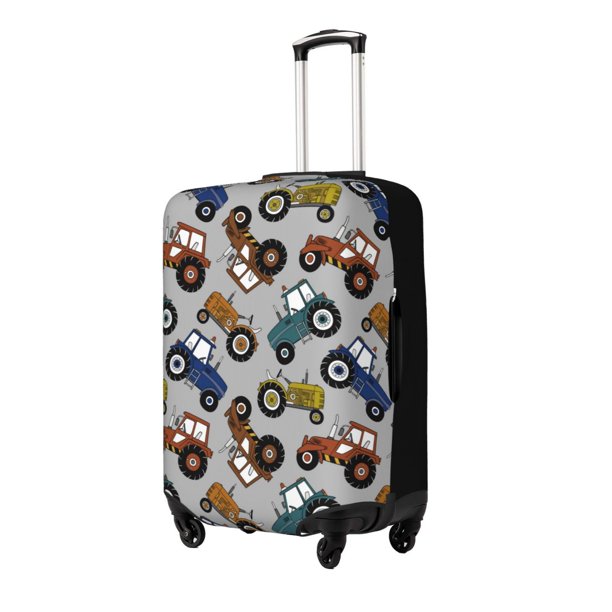 Balery Color Tractor Funda de equipaje, fundas para maletas, elástica, lavable, protector de maletas, compatible con maletas de 18 a 32 pulgadas-Medium