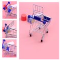 thumbnail image 4 of "SamFansar Stainless Steel Mini Handcart Supermarket Shopping Cart Food Holder Kids Toy,Random Color S", 4 of 10