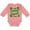Mauve, variant on Inktastic Sassy Lassy with Green 4 Leaf Clovers Boys or Girls Long Sleeve Baby Bodysuit