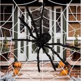 thumbnail image 1 of Tela de ara?a blanca de 1,5 m, decoración de Halloween, fiesta de Terror, Bar, casa embrujada, decoración del hogar, telara?a, suministros para fiestas ShuxiuWang 8390612496219, 1 of 1