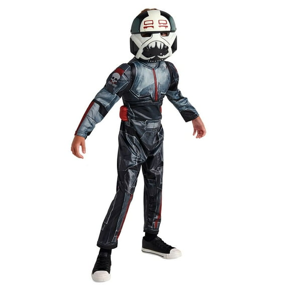 The Bad Batch Wrecker Costume for Kids Boys Size Medium 7/8 – Star Wars Stormtrooper Clone  Glow in the Dark Mask