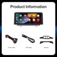 thumbnail image 3 of AUTOABC Écran Tactile Linux de 10,25 Pouces pour BMW NBT System X5 F15 2014-2016 Ans avec Android Mirror Link AirPlay Carplay HD Résolution 1920*720p, 3 of 8