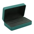 thumbnail image 1 of Caja de joyería Yuyangstore organizador de anillos escaparate portátil elegante Verde, 1 of 8