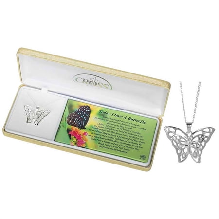 Today I Saw A Butterfly' Necklace W/20" Chain