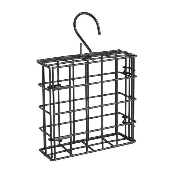 More Birds Single Suet Cage - Steel/Weather Resistent Holder for Suets & Treats