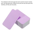 thumbnail image 4 of Unique Bargains 3.5' x 2' Blank Paper Business Cards Small Index Flash Cards Message Note Card, Purple 300 Pack, 4 of 5