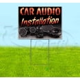 thumbnail image 1 of Car Audio Installation (18" x 24") Yard Sign, Includes Metal Step Stake, 1 of 6