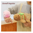 thumbnail image 4 of 2pz Capibaras Peluche Belug, Rosa café, 4 of 5