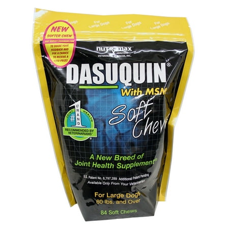 Nutramax Dasuquin with MSM Joint Health Supplement for Large Dogs, 84 Soft
