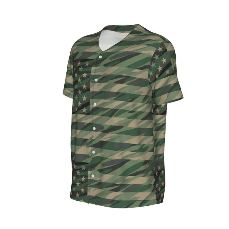 Haiem Hip Hop Hipster Baseball Jersey Button Down Shirts