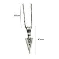 thumbnail image 6 of 3Pcs Viking Necklace Viking Hammer Spearhead Ax Necklace Nordic Pendant Jewelry Amulet Talisman Gift for Men Women, 6 of 8