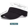 thumbnail image 2 of Womens Visor Hats for Women Adjustable Beach Sun Visors for Women Sports Outdoor Unisex Golf Tennis Visor for Men, 2 of 5