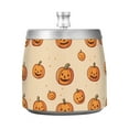thumbnail image 7 of Yayeee Ashtray with Lid for Cigarette Smokeless Stainless Steel Home Ash Holder, Halloween Pumpkins Pattern, 7 of 7