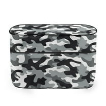 Jeiento Gray Camo Print RV Propane Tank Cover,Camper Propane Tank Cover Fits Double 20lb for Travel Trailer