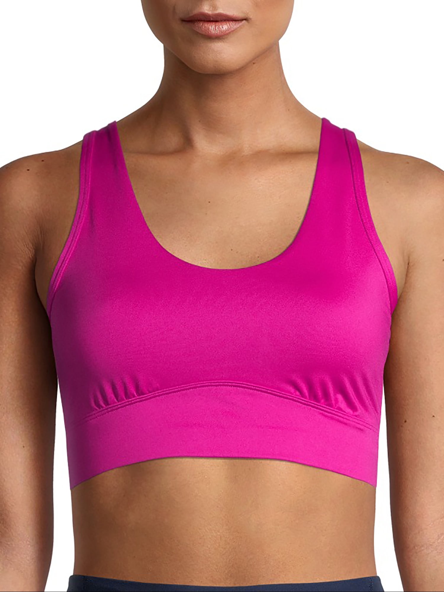 New Hanes Women's Cozy Seamless Wire-Free Bra Style Number G196 in Pink & Purple 
