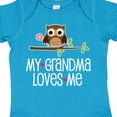 thumbnail image 4 of Inktastic My Grandma Loves Me Girls Girls Baby Bodysuit, 4 of 5